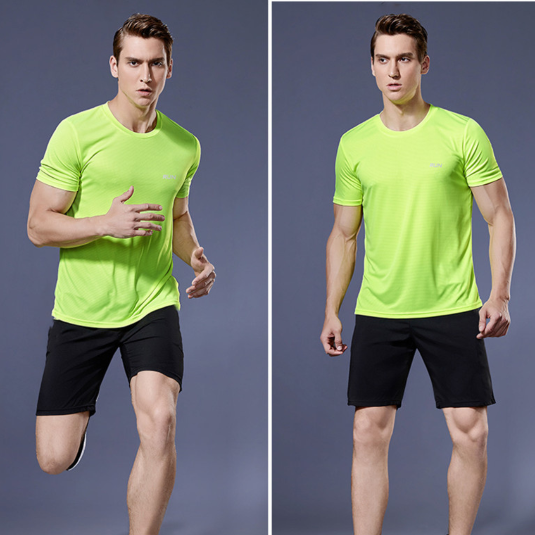 Activewear Set - Zweiteiliges Sport Shorts und T-Shirt Workout Set für Männer-Chaps Herrenmode