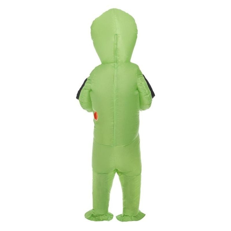 Alien-Outfit – Grün – Oktoberfest – Alien-Halloween-Kostüm – Aufblasbares Alien-Kostüm-Chaps Herrenmode