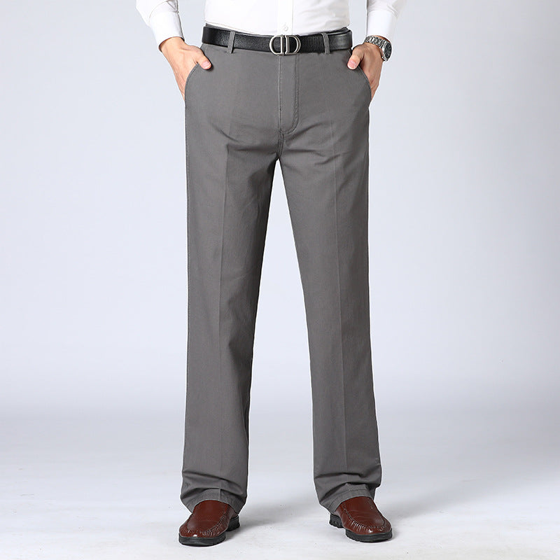 Anzughose | Straight Leg | Officewear | Anzughose | Formelle Herrenhosen-Grau-XS-Chaps Herrenmode