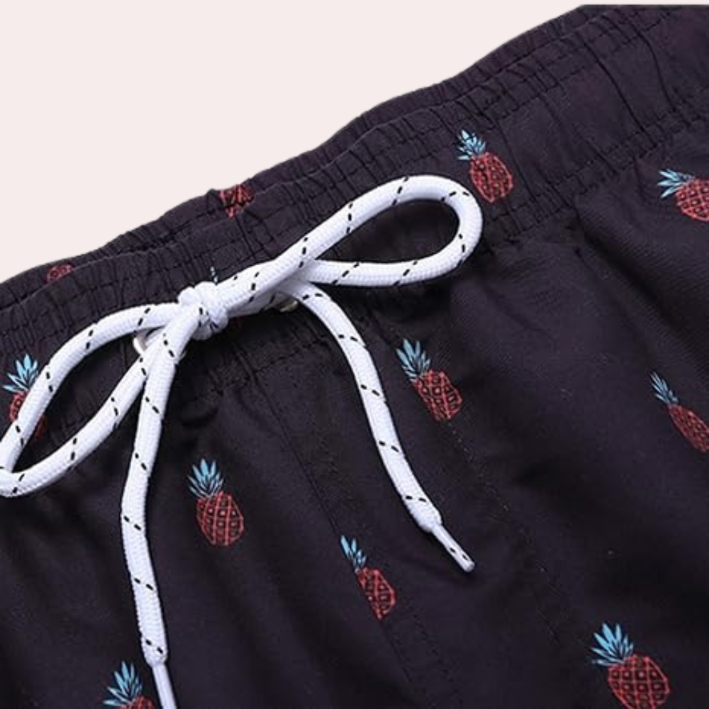 Badeshorts – Kordelzug – Bedruckt – Boardshorts – Herrenbekleidung-Chaps Herrenmode