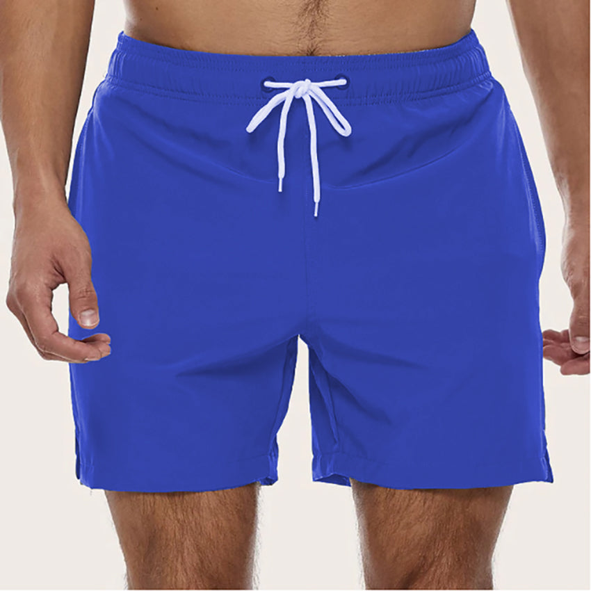 Badeshorts – schnell trocknend – elastischer Bund – Boardshorts – Badehosen-Dunkelblau-S-Chaps Herrenmode