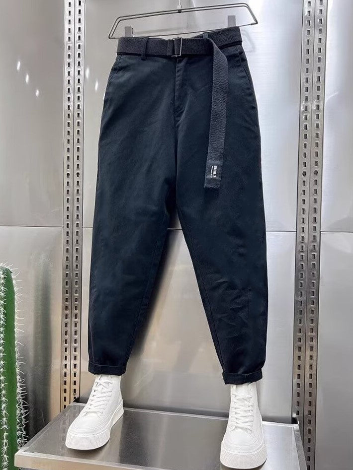 Baggy Pants | Slouchy | Gürtel | Loose Fit Pants | Herrenhosen-Chaps Herrenmode