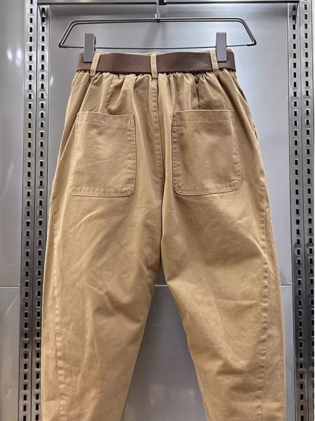 Baggy Pants | Slouchy | Gürtel | Loose Fit Pants | Herrenhosen-Chaps Herrenmode