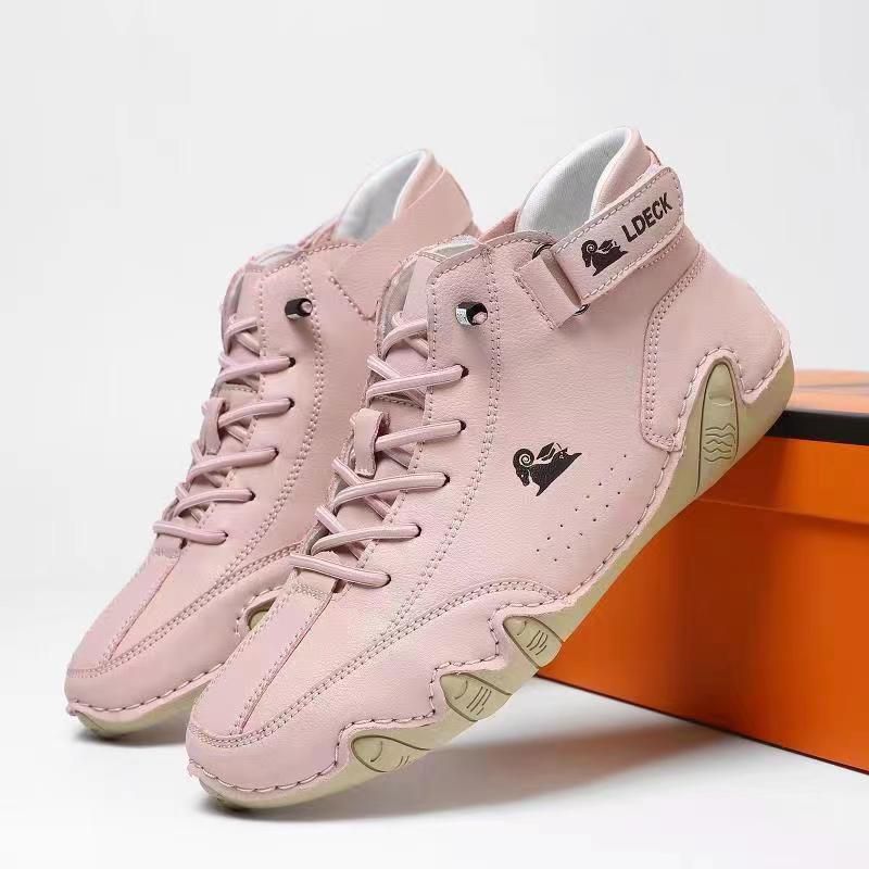Barfußschuhe | Rutschfest | Slip-On | Sneakers mit Knöchelriemen | Herrenschuhe-Rosa-39-Chaps Herrenmode