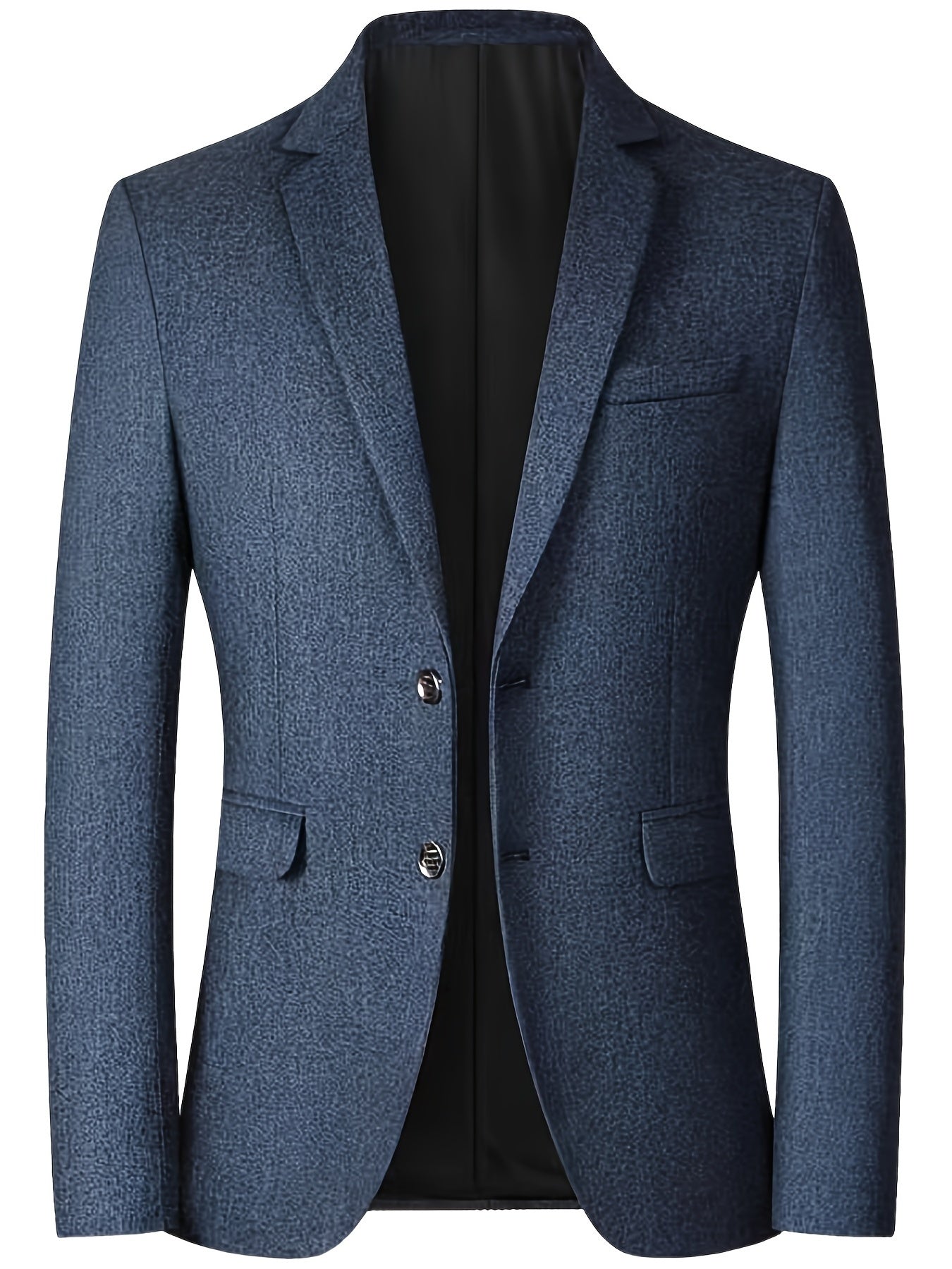 Blazer | Einreihig | Smart Casual | Blazerjacke | Herrenblazer-Blau-XS-Chaps Herrenmode