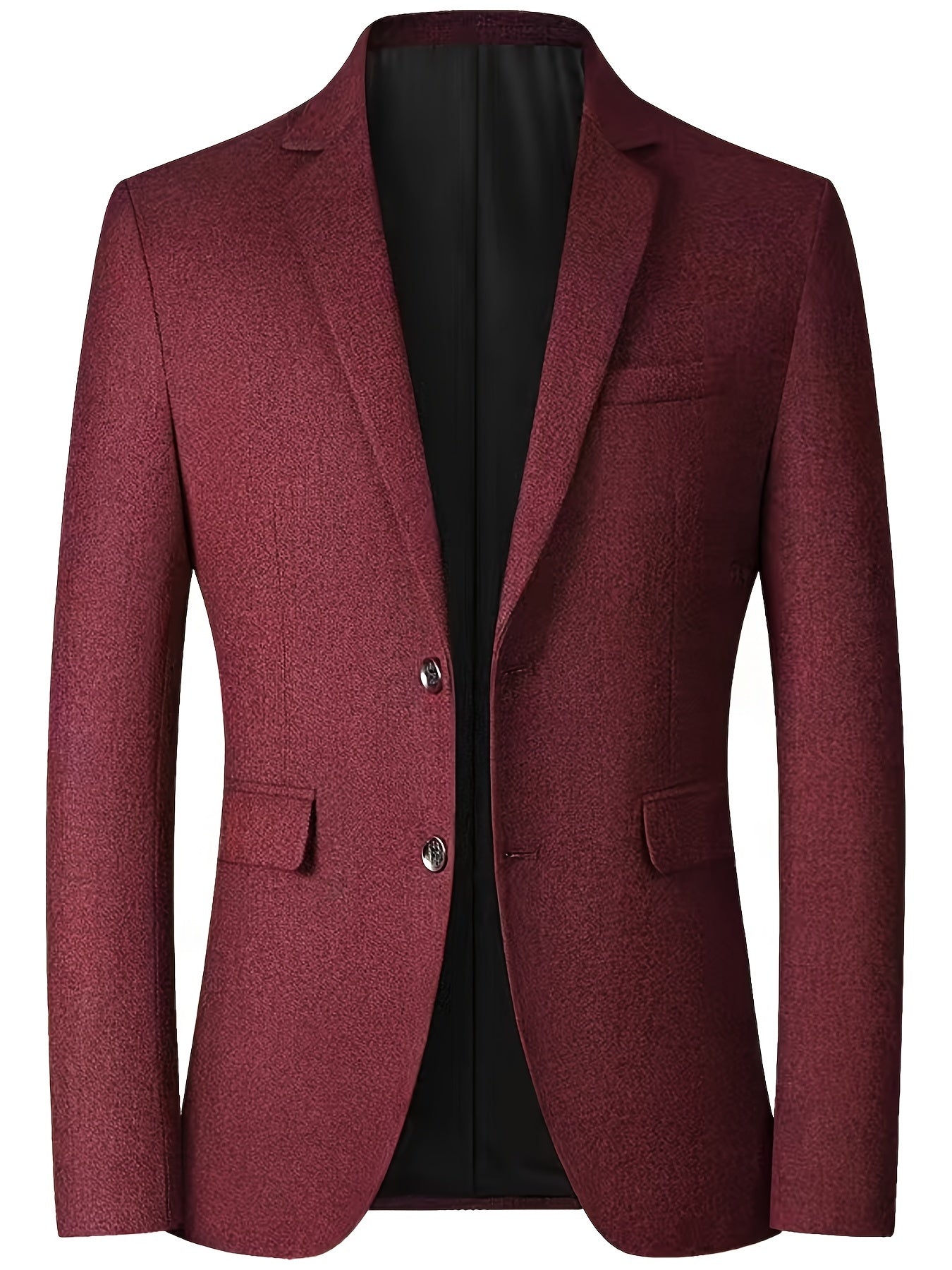 Blazer | Einreihig | Smart Casual | Blazerjacke | Herrenblazer-Rot-XS-Chaps Herrenmode