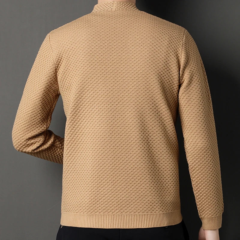 Blazer | Offene Vorderseite | Taschen | Strickjacke | Herrenbekleidung-Chaps Herrenmode