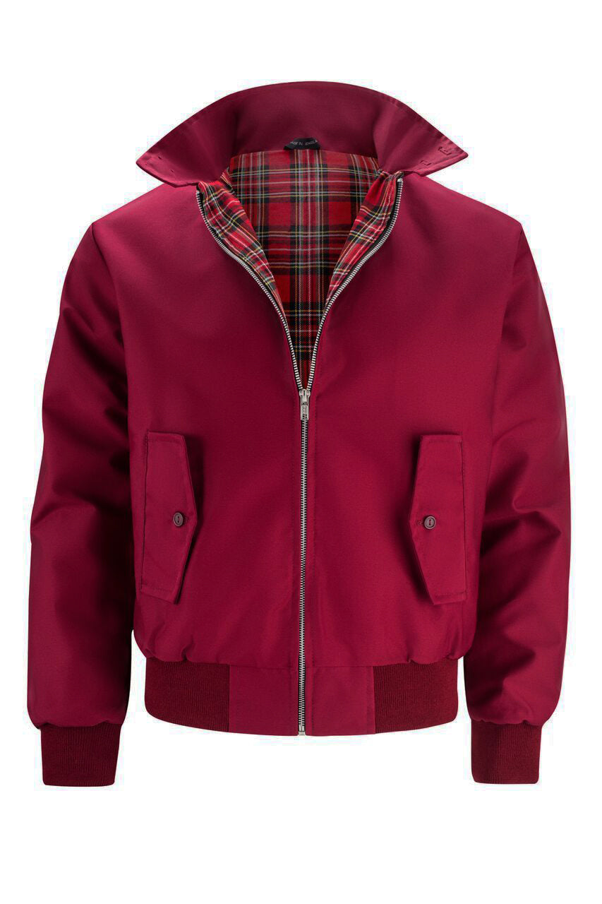 Bomberjacke | Leicht | Mit Reißverschluss | Harrington-Jacke | Herrenjacken-Chaps Herrenmode