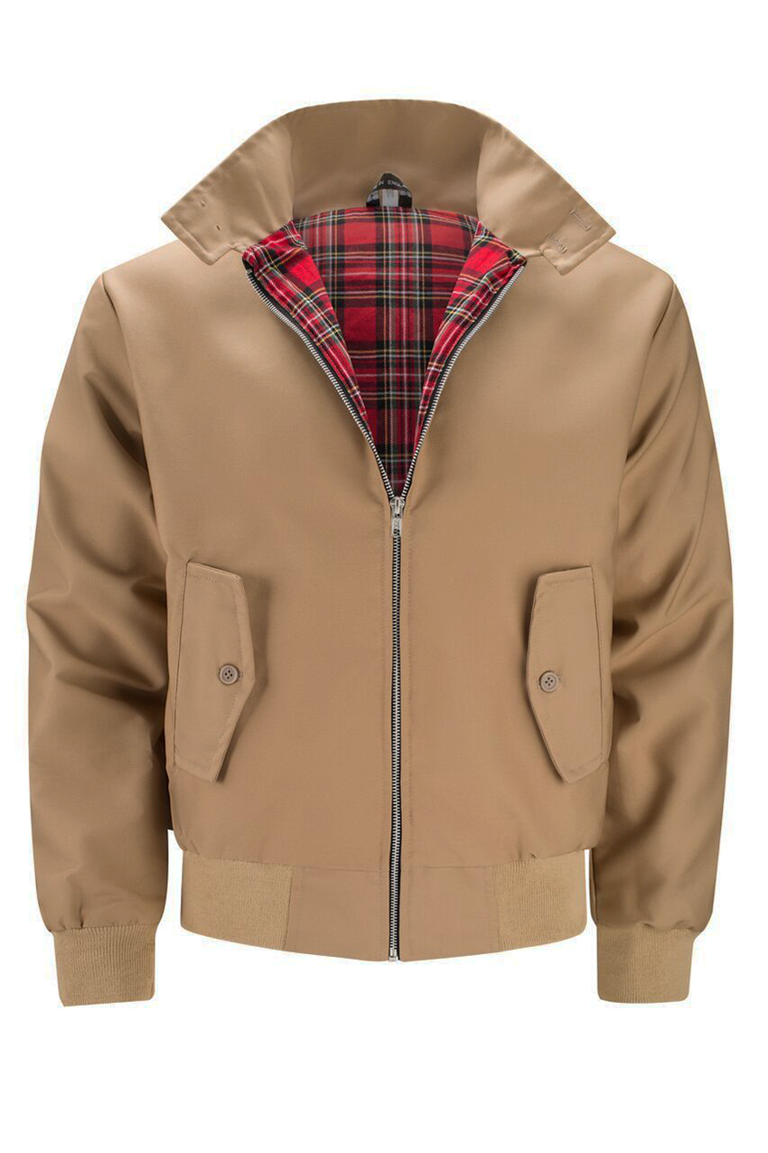 Bomberjacke | Leicht | Mit Reißverschluss | Harrington-Jacke | Herrenjacken-Chaps Herrenmode