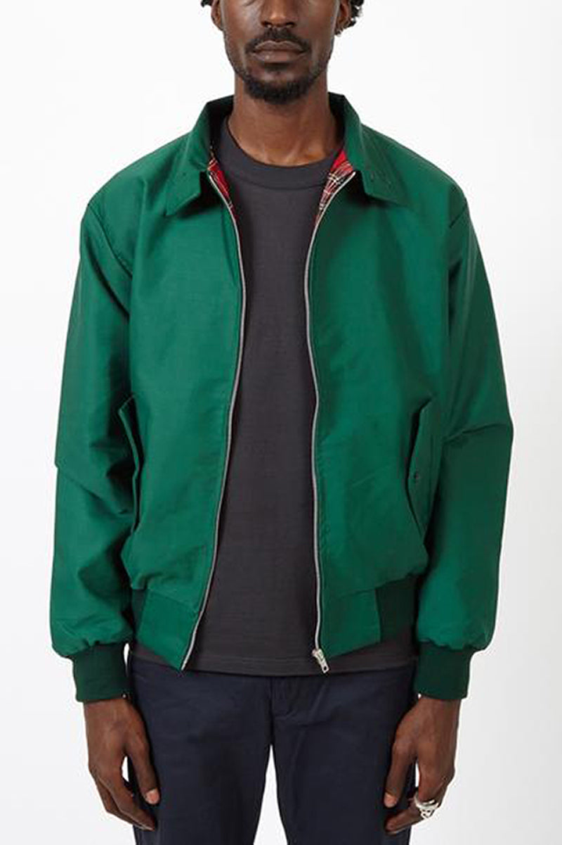 Bomberjacke | Leicht | Mit Reißverschluss | Harrington-Jacke | Herrenjacken-Grün-S-Chaps Herrenmode