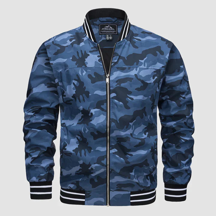 Bomberjacke - Leichte Harrington-Sommerjacke mit Reißverschluss für Männer-Chaps Herrenmode