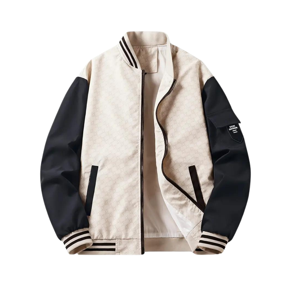 Bomberjacke | Reißverschluss | Herbst | Basketballjacke | Herrenjacke-Chaps Herrenmode