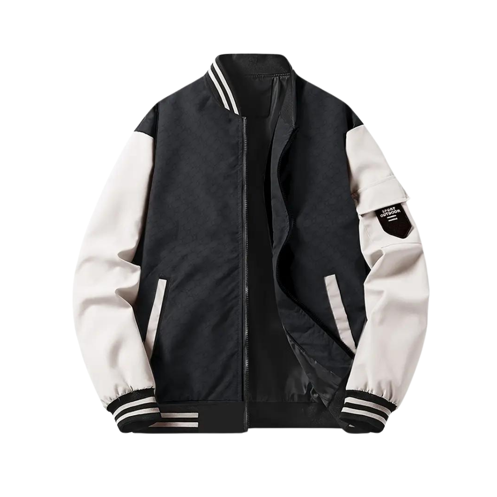 Bomberjacke | Reißverschluss | Herbst | Basketballjacke | Herrenjacke-Chaps Herrenmode