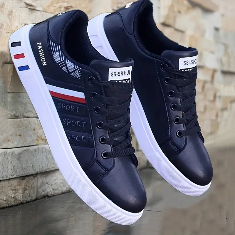 Brian Turnschuhe | Herren Casual Fashion Schuhe-Schwarz-38.5-Chaps Herrenmode