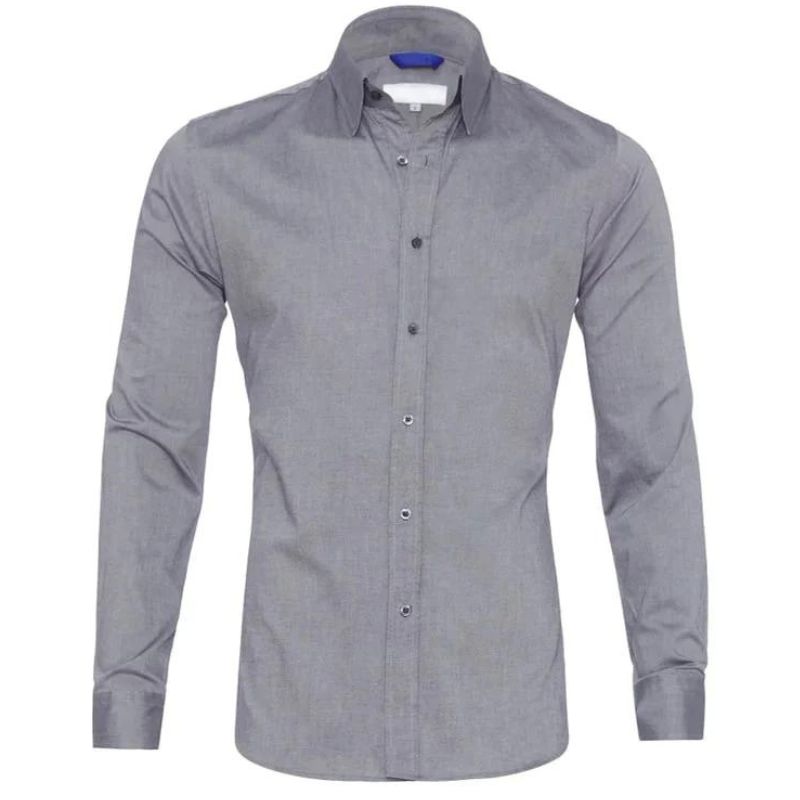 Bügelfreies Hemd - Button-Up - Langarm - Hemd - Herrenhemd-Chaps Herrenmode