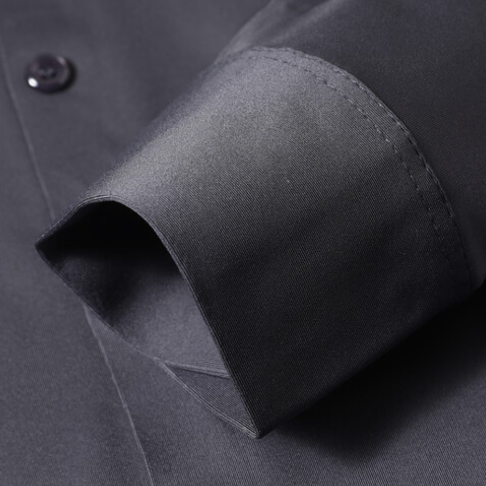 Bügelfreies Hemd - Button-Up - Langarm - Hemd - Herrenhemd-Chaps Herrenmode