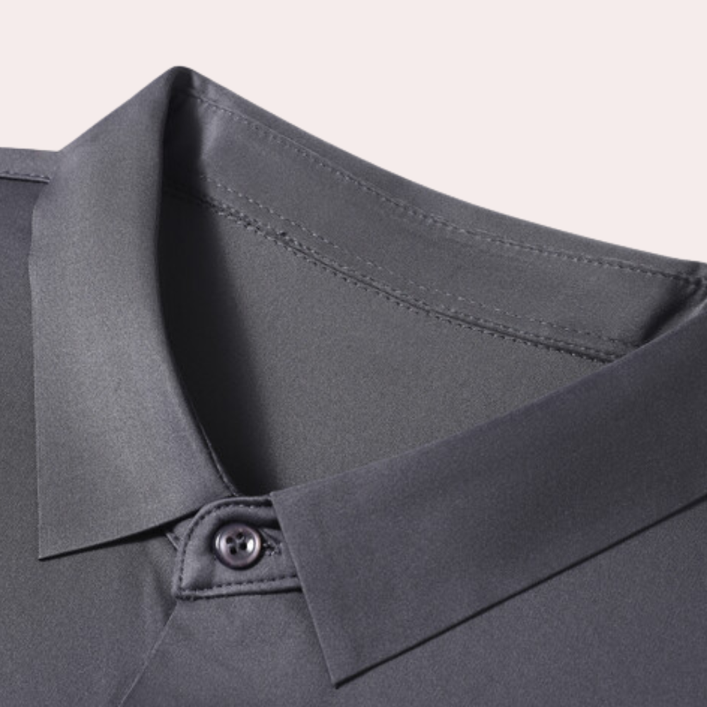 Bügelfreies Hemd - Button-Up - Langarm - Hemd - Herrenhemd-Chaps Herrenmode
