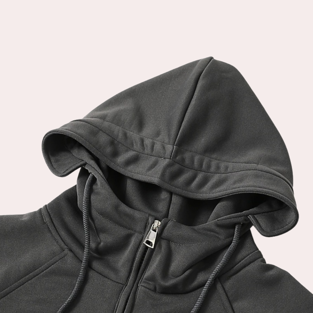 Cargo Hoodie - Halber Reißverschluss - Taschen - Pullover Hoodie - Herren Hoodie-Chaps Herrenmode