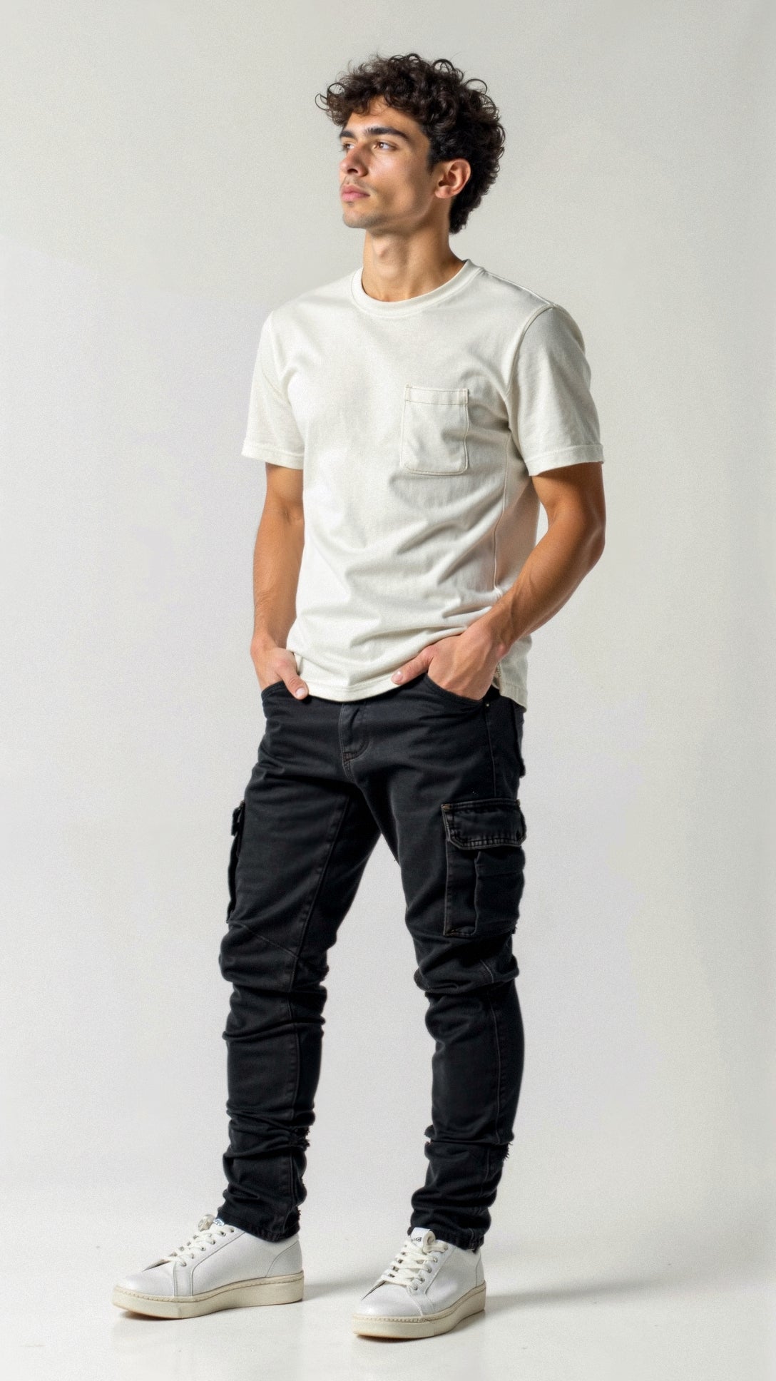 Cargo-Jeans | Dehnbar | Taschen | Skinny-Jeans | Herrenhosen-Chaps Herrenmode