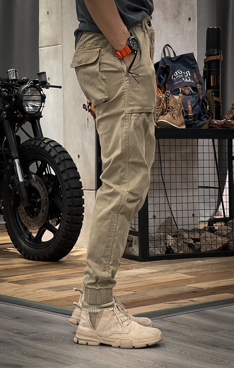 Cargo Jogger | Tactical | Drawstring | Cargohosen | Herrenhosen-Chaps Herrenmode