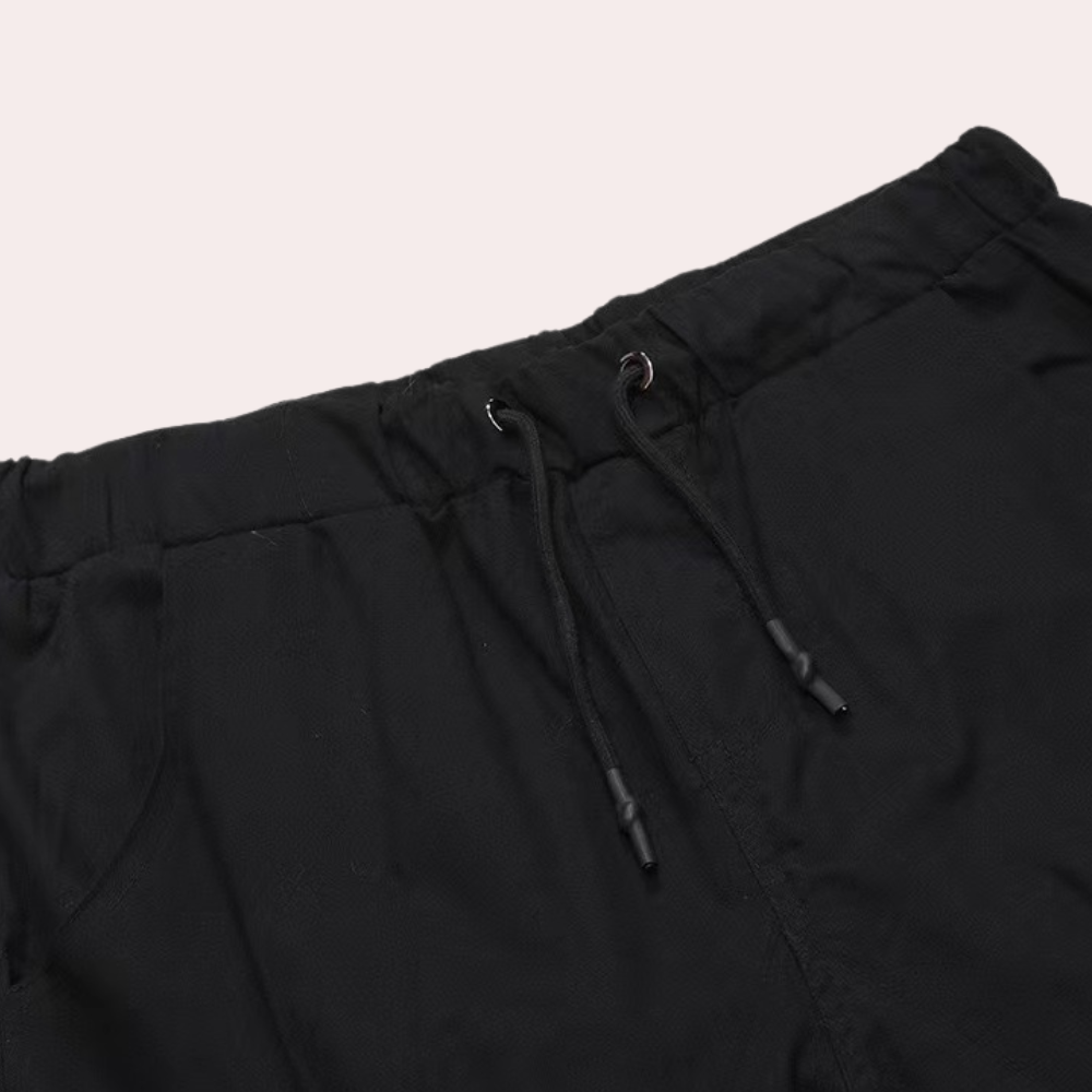 Cargo Joggers – Elastischer Bund – Kordelzug – Cargohosen – Herrenhosen-Chaps Herrenmode