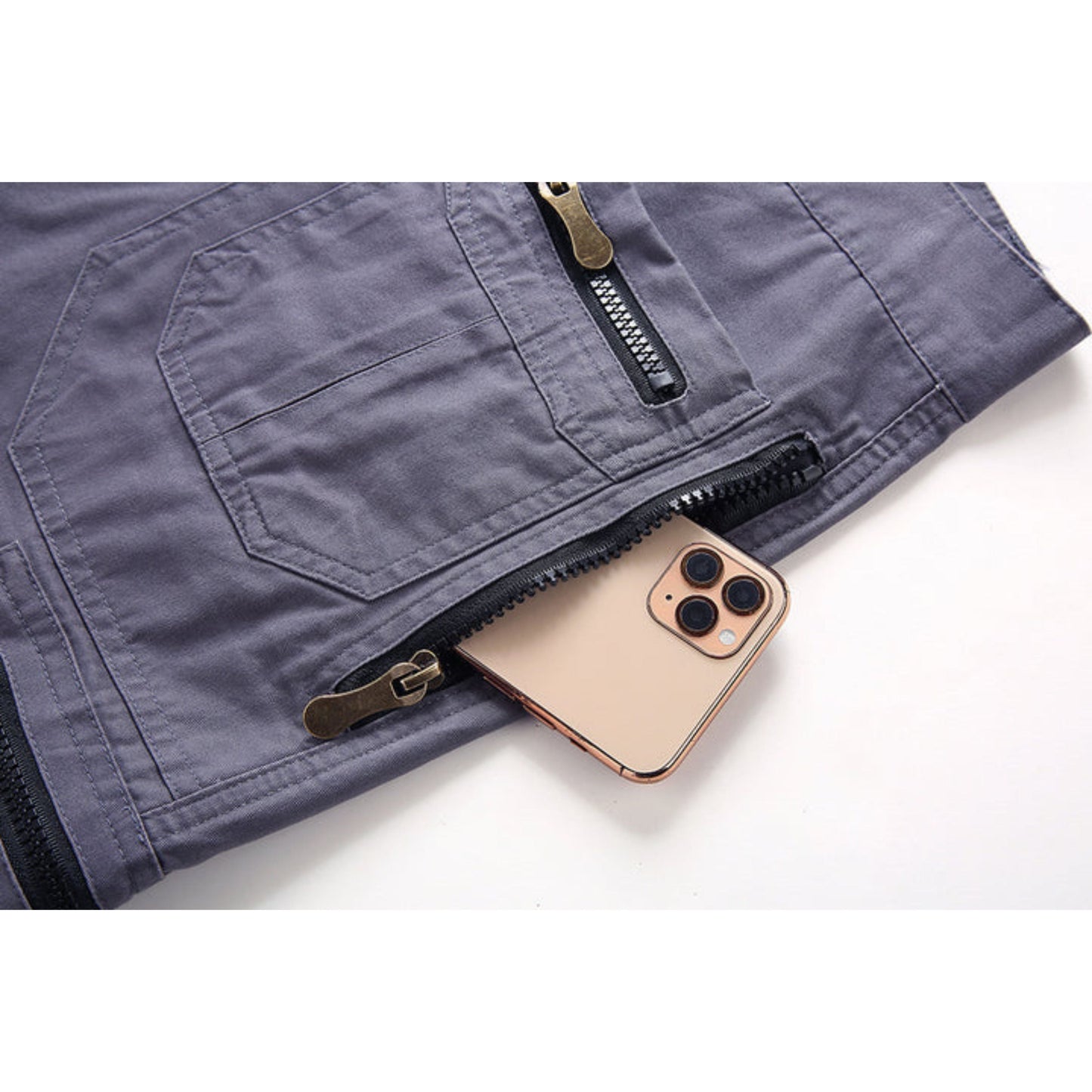 Cargo-Shorts | Freizeit | Taschen | Lange Shorts | Caprihosen für Männer-Chaps Herrenmode