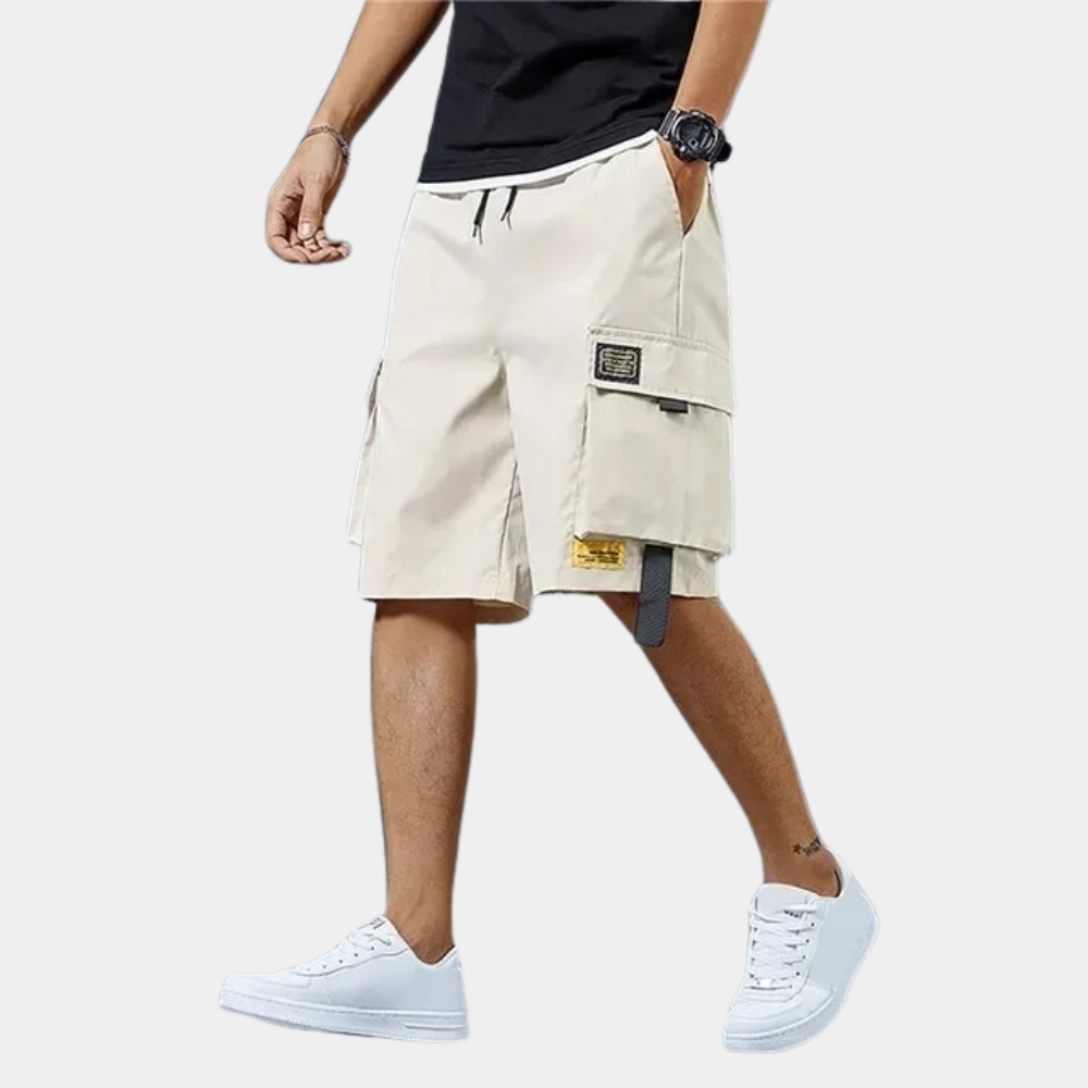 Cargo Shorts - Kordelzug - Loose Fit - Shorts für Männer-Chaps Herrenmode