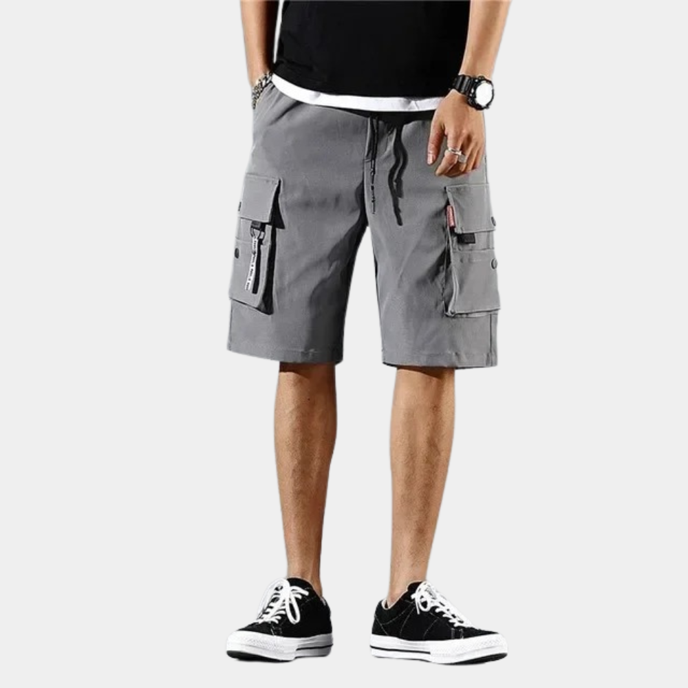 Cargo Shorts - Kordelzug - Loose Fit - Shorts für Männer-Chaps Herrenmode