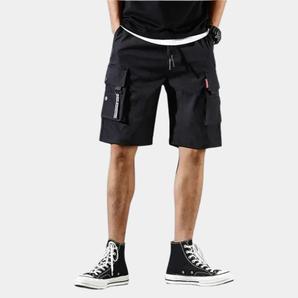 Cargo Shorts - Kordelzug - Loose Fit - Shorts für Männer-Chaps Herrenmode