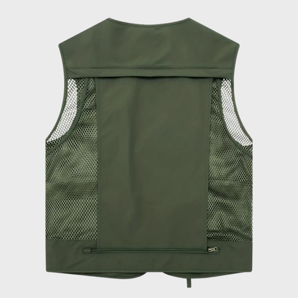 Cargo-Weste | Reißverschluss | Taschen | Cargo-Weste | Herrenweste-Chaps Herrenmode