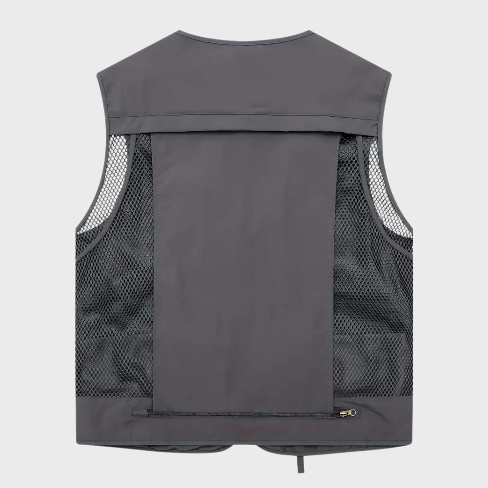 Cargo-Weste | Reißverschluss | Taschen | Cargo-Weste | Herrenweste-Chaps Herrenmode
