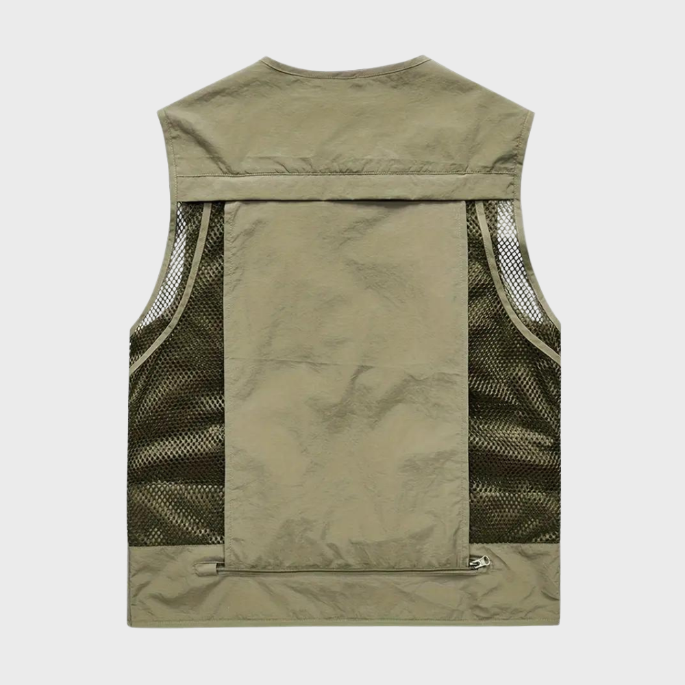 Cargo-Weste | Reißverschluss | Taschen | Cargo-Weste | Herrenweste-Chaps Herrenmode
