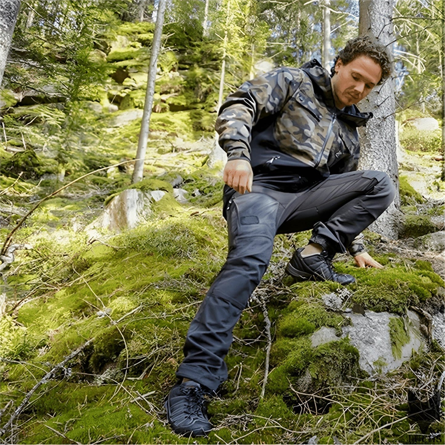 Cargohose - Gerades Bein - Taktisch - Hose für Trekking - Herren-Cargohose-Chaps Herrenmode