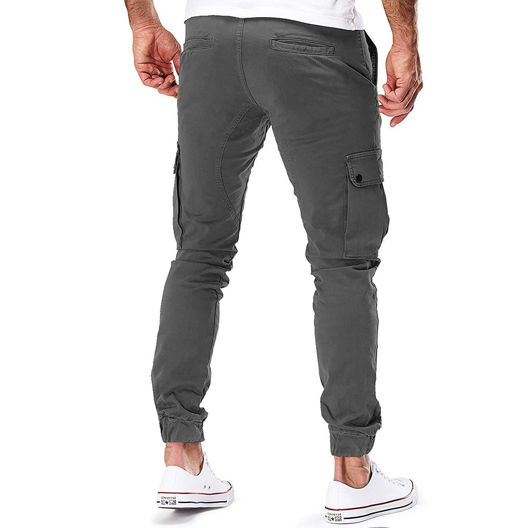 Cargohose - Skinny - Kordelzug - Cargo Jogger - Herrenhosen-Chaps Herrenmode