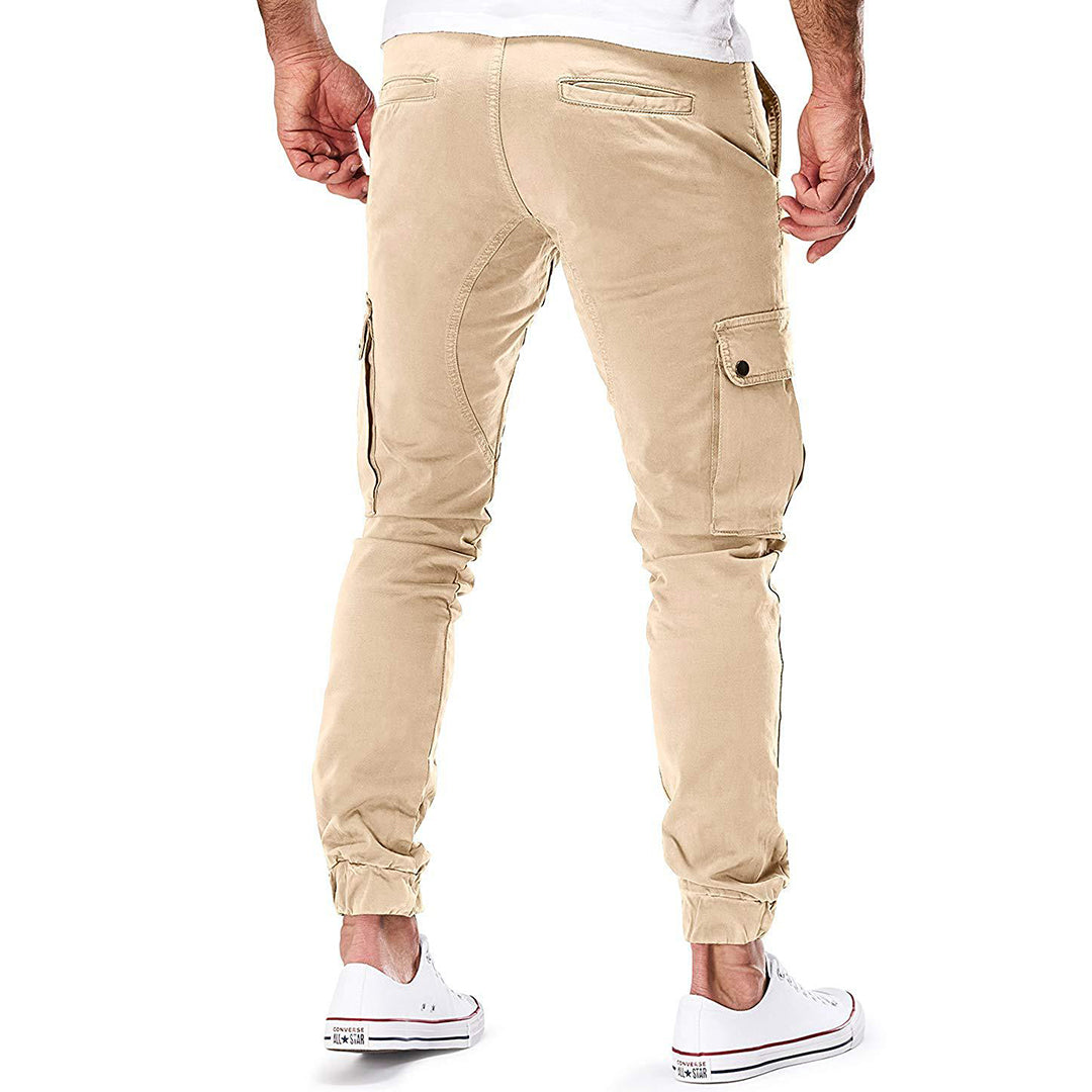 Cargohose - Skinny - Kordelzug - Cargo Jogger - Herrenhosen-Chaps Herrenmode