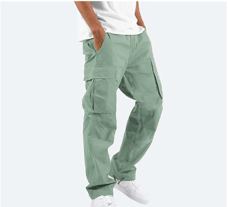 Cargohosen – Cargohosen für Herren mit geradem Bein und lockerer Passform-Chaps Herrenmode