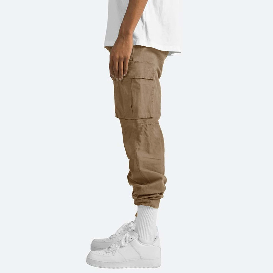 Cargohosen – Lässig – Locker sitzend – Gerade geschnittene Cargohosen – Herrenhosen-Chaps Herrenmode