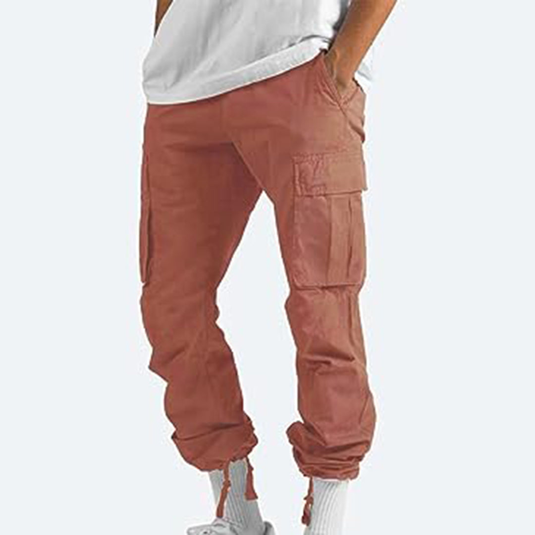 Cargohosen – Lässig – Locker sitzend – Gerade geschnittene Cargohosen – Herrenhosen-Chaps Herrenmode