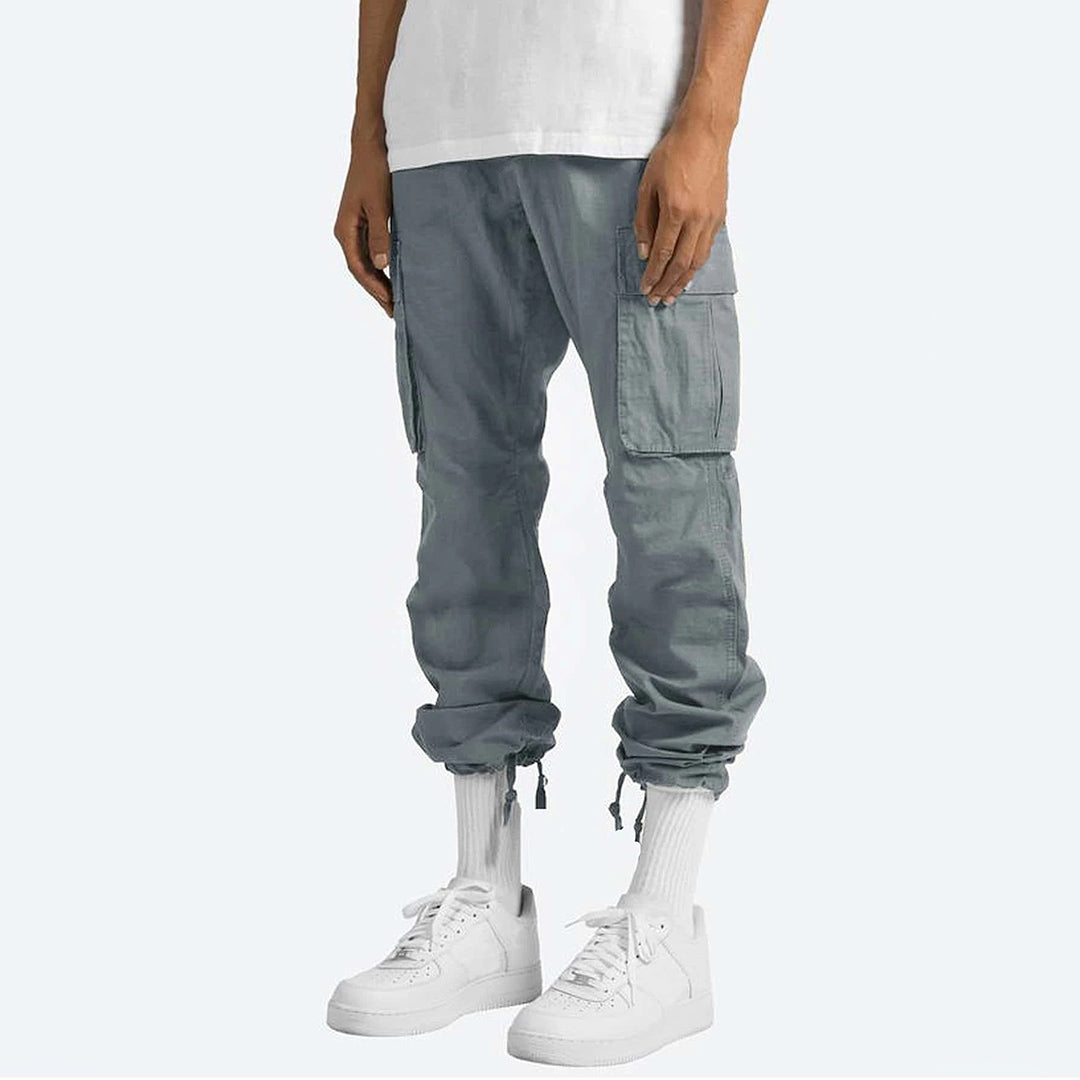 Cargohosen – Lässig – Locker sitzend – Gerade geschnittene Cargohosen – Herrenhosen-Chaps Herrenmode