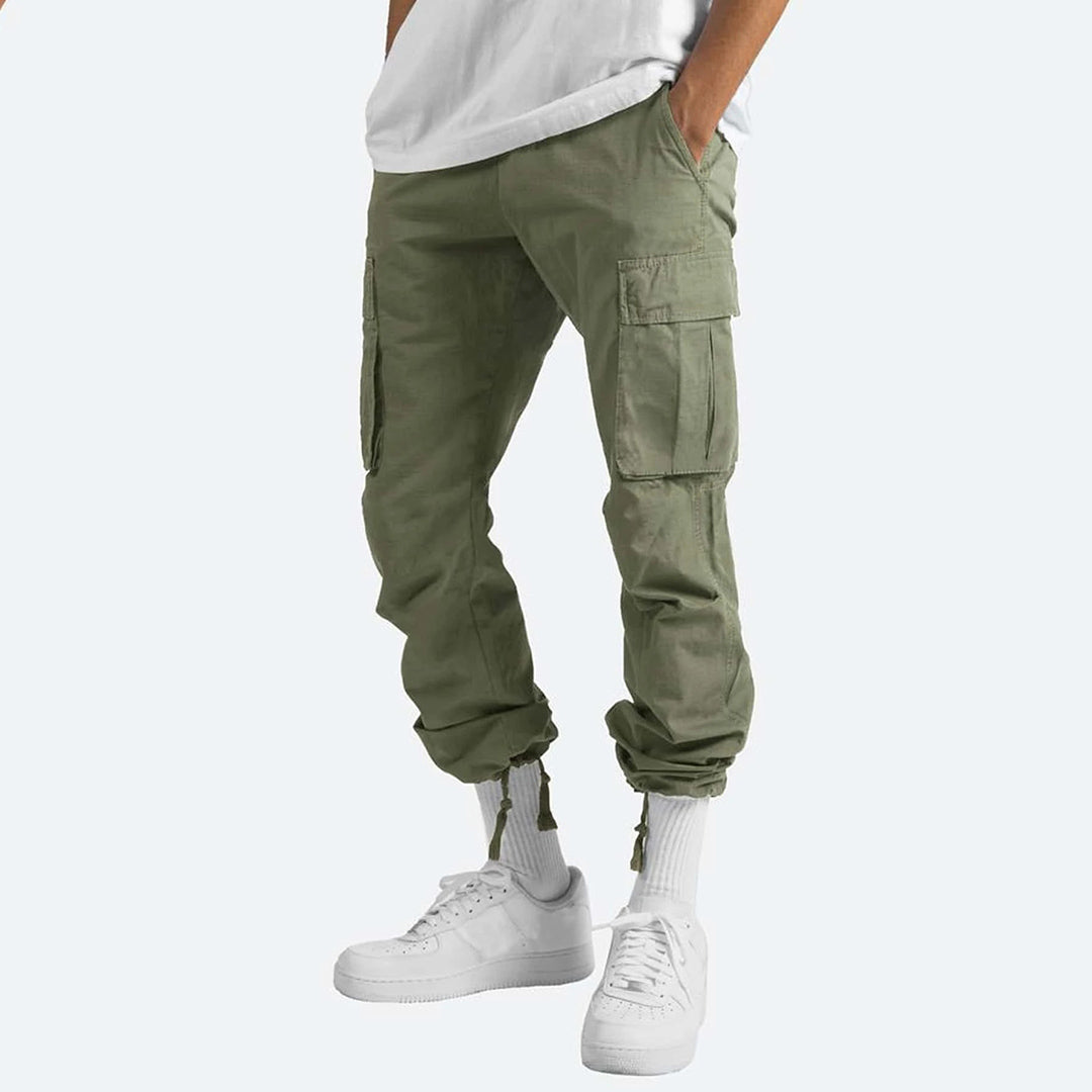 Cargohosen – Lässig – Locker sitzend – Gerade geschnittene Cargohosen – Herrenhosen-Chaps Herrenmode