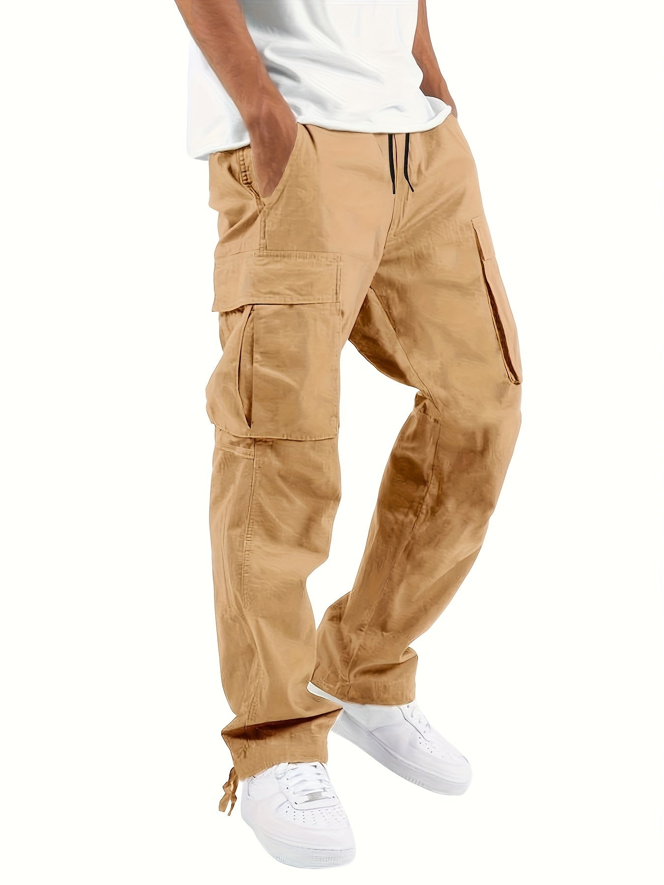 Cargohosen – gerade Beinpartie – lockere Passform – Cargohosen für Herren – Herrenhosen-Chaps Herrenmode