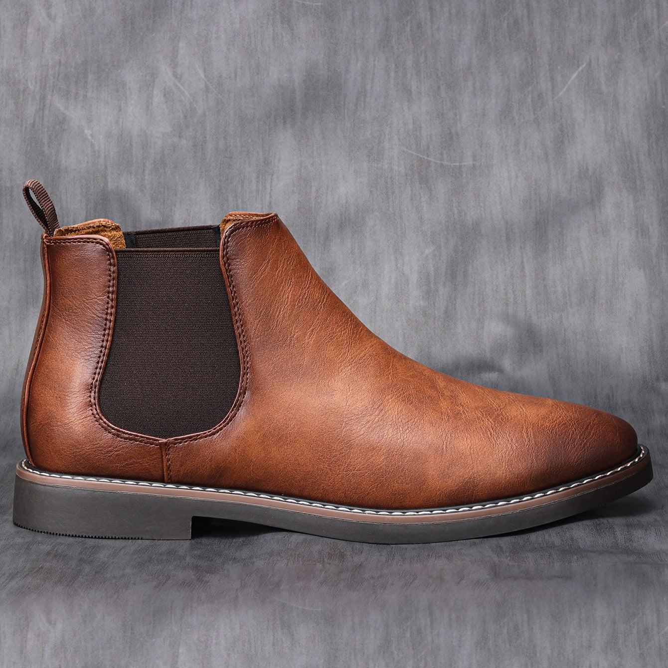 Chelsea-Stiefel | Slipper | Knöchelhoch | Lederstiefel | Herrenstiefel-Chaps Herrenmode