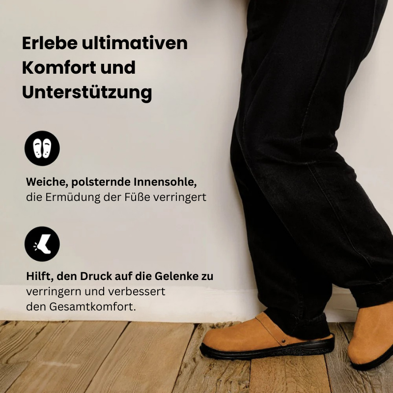 Clogs – Orthopädische Slipper für Männer mit Plateau und Fersenriemen-Chaps Herrenmode