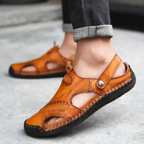 Clogs – Slip-Ons – Orthopädische Schuhe – Ledersandalen – Herrenschuhe-Chaps Herrenmode