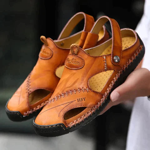 Clogs – Slip-Ons – Orthopädische Schuhe – Ledersandalen – Herrenschuhe-Chaps Herrenmode