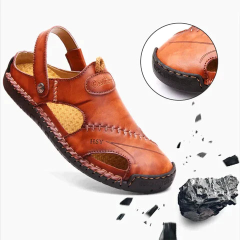 Clogs – Slip-Ons – Orthopädische Schuhe – Ledersandalen – Herrenschuhe-Chaps Herrenmode