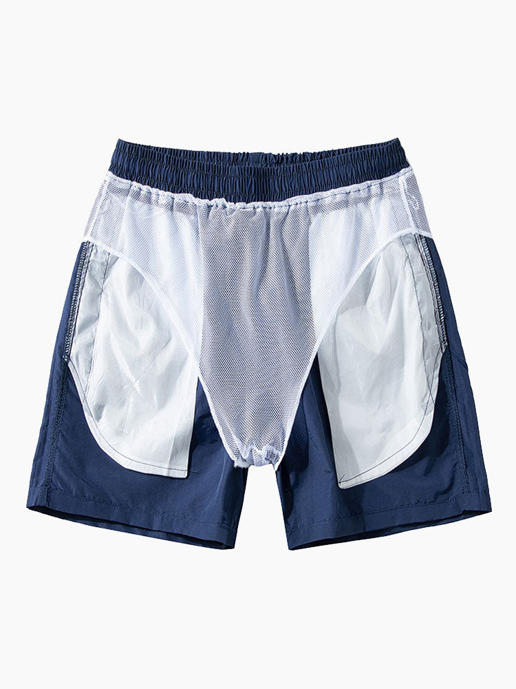 Co-Ord Set - Gestreiftes Kurzarmhemd und Shorts für Herren im Set für den Sommer-Chaps Herrenmode