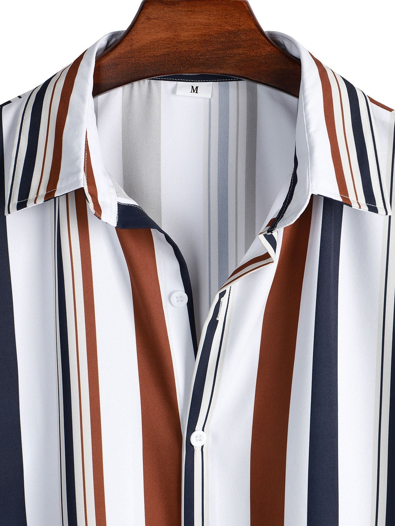 Co-Ord Set - Gestreiftes Kurzarmhemd und Shorts für Herren im Set für den Sommer-Chaps Herrenmode