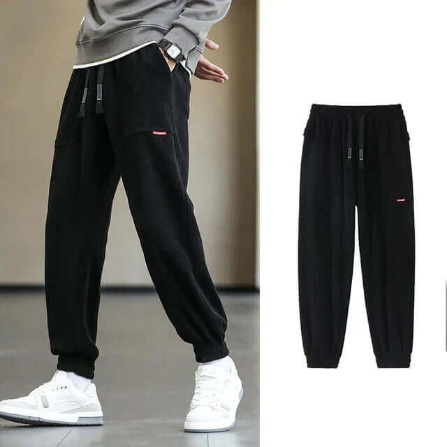 Cord-Jogginghose | Locker sitzend | Kordelzug | Jogginghose | Herrenhose-Chaps Herrenmode