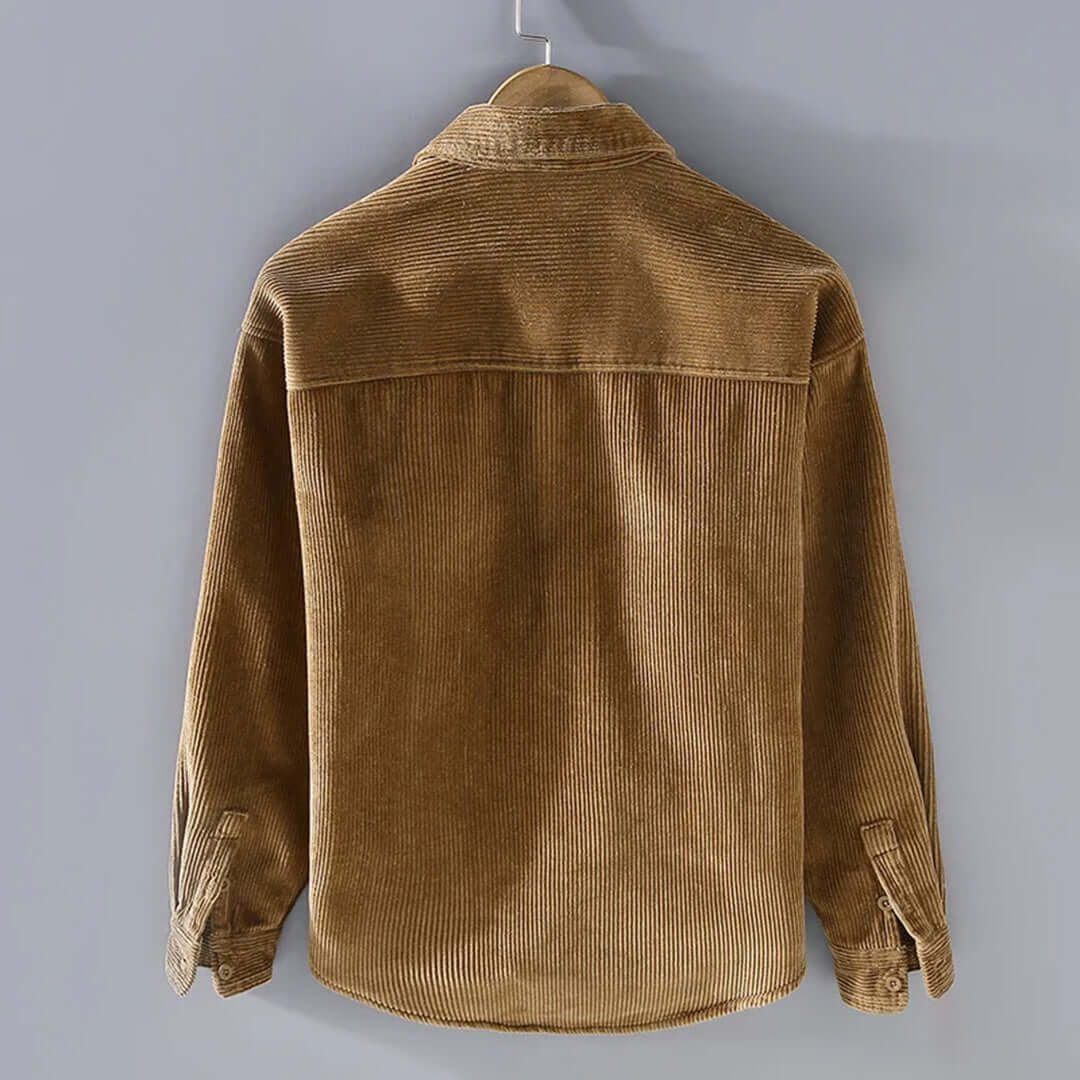 Cordhemd | Fleece gefüttert | Button-Up | Winterüberhemd | Herrenüberhemd-Chaps Herrenmode